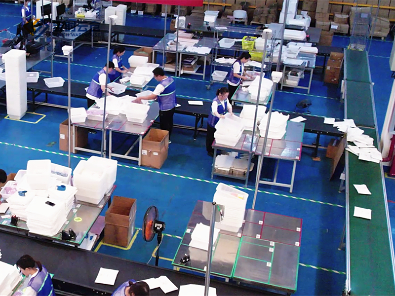 宝时服装电商仓储-打包区域 宝时服装电商仓储-打包区域